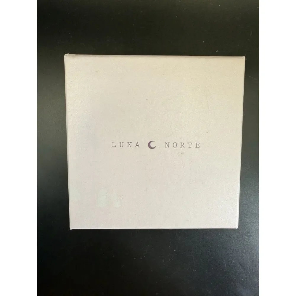 NIB Luna Norte Genuine Druzy Quartz Necklace Set Brass 16” 17” L + 2”